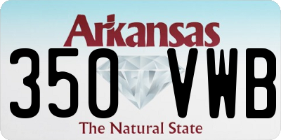 AR license plate 350VWB