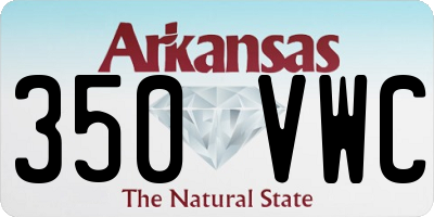 AR license plate 350VWC