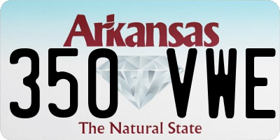 AR license plate 350VWE