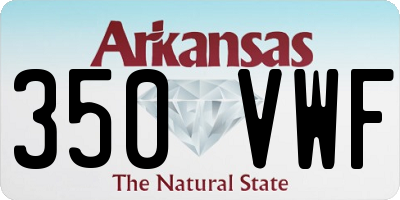AR license plate 350VWF