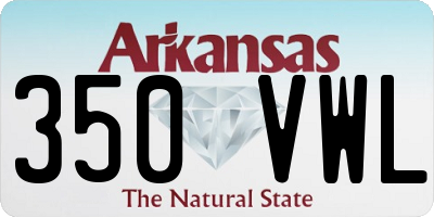 AR license plate 350VWL