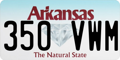 AR license plate 350VWM