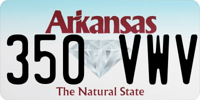 AR license plate 350VWV