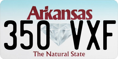 AR license plate 350VXF