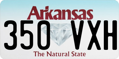 AR license plate 350VXH