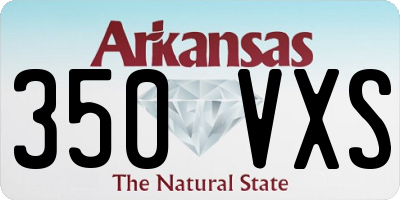 AR license plate 350VXS
