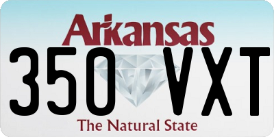 AR license plate 350VXT