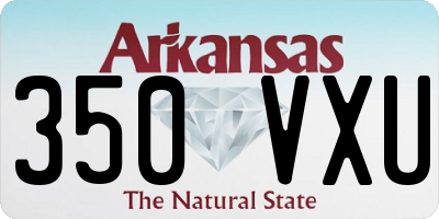 AR license plate 350VXU