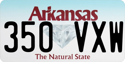 AR license plate 350VXW