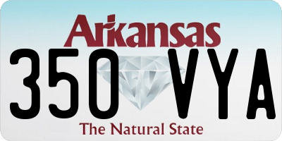AR license plate 350VYA
