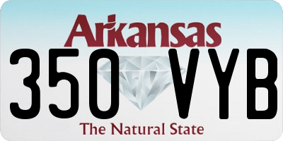 AR license plate 350VYB