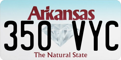 AR license plate 350VYC