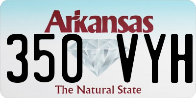 AR license plate 350VYH