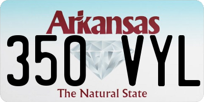 AR license plate 350VYL