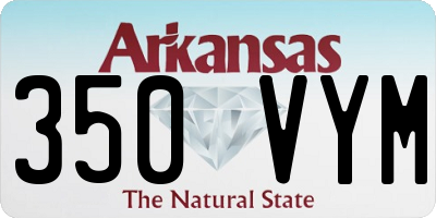 AR license plate 350VYM