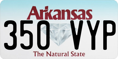 AR license plate 350VYP