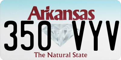 AR license plate 350VYV