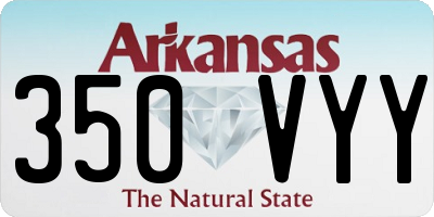 AR license plate 350VYY