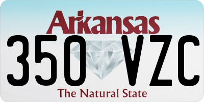 AR license plate 350VZC