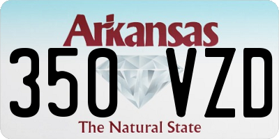AR license plate 350VZD