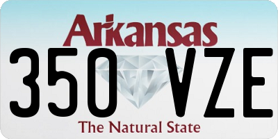 AR license plate 350VZE