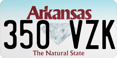 AR license plate 350VZK