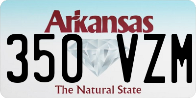 AR license plate 350VZM
