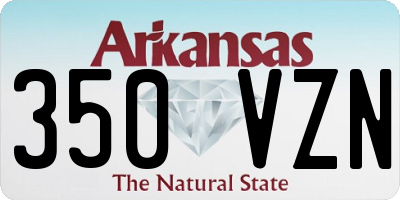 AR license plate 350VZN