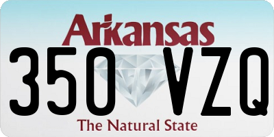 AR license plate 350VZQ