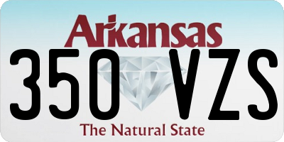 AR license plate 350VZS