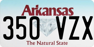 AR license plate 350VZX