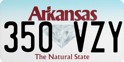 AR license plate 350VZY