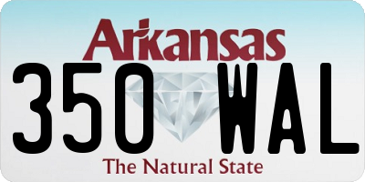AR license plate 350WAL