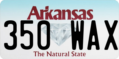 AR license plate 350WAX