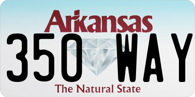 AR license plate 350WAY