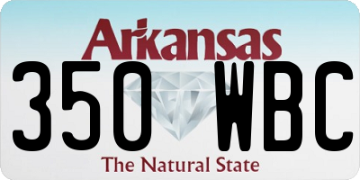 AR license plate 350WBC