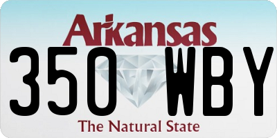 AR license plate 350WBY