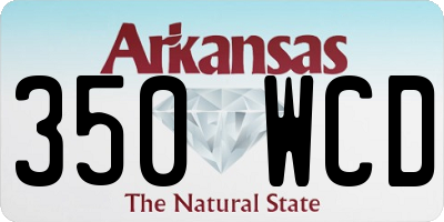 AR license plate 350WCD