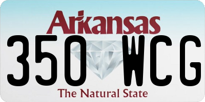 AR license plate 350WCG