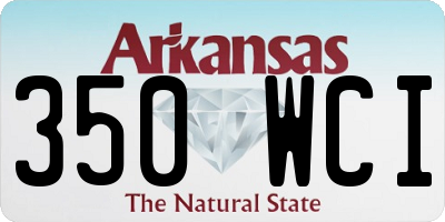 AR license plate 350WCI
