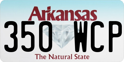 AR license plate 350WCP