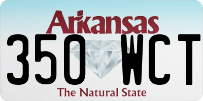 AR license plate 350WCT