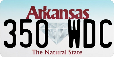 AR license plate 350WDC