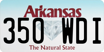 AR license plate 350WDI
