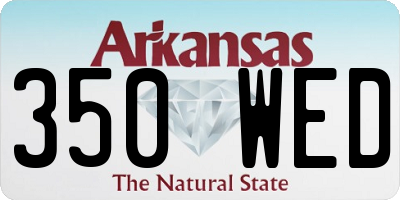 AR license plate 350WED
