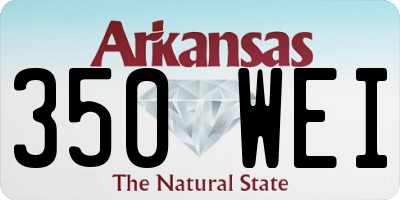AR license plate 350WEI