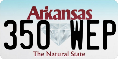 AR license plate 350WEP