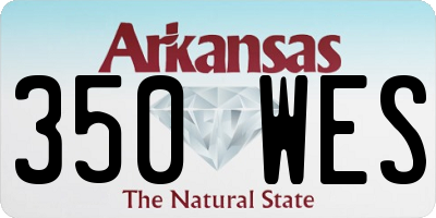 AR license plate 350WES