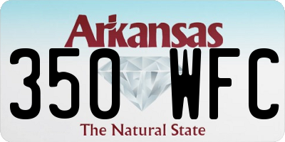 AR license plate 350WFC