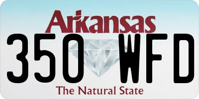 AR license plate 350WFD